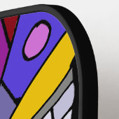 Funny Pickle Playing Pickleball Paddle Guitar (Linke Seite)