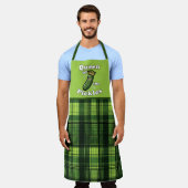 Funny Pickle Queen Word Art Schürze (Getragen)