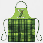 Funny Pickle Queen Word Art Schürze (Vorderseite)