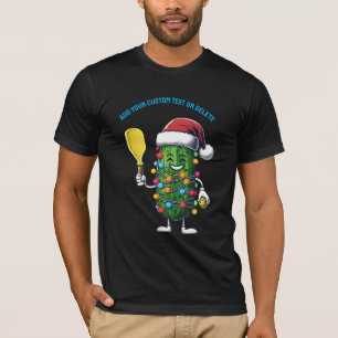 Funny Pickle Santa Pickleballer Geschenk für Athle T-Shirt