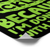 Funny Pickle Sprichwort Southern S Quote Spaß Poster (Ecke)