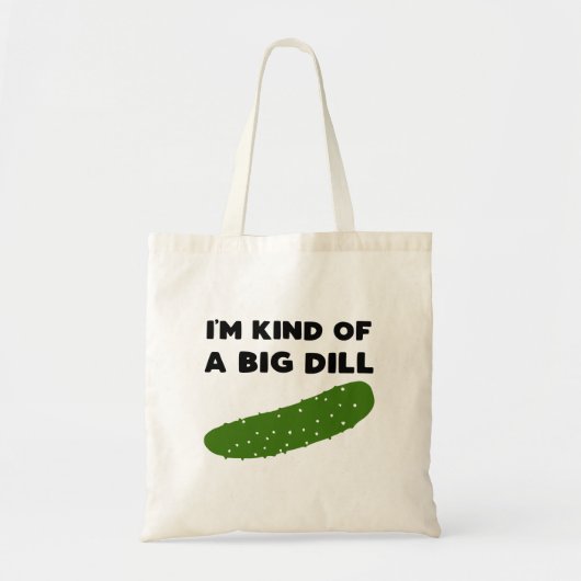 Funny Pickle Tote Bag Tragetasche (Vorne)