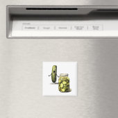 Funny Pickle Überraschung eine Gurke und ein Glas Magnet (In Situ (Geschirrspüler))