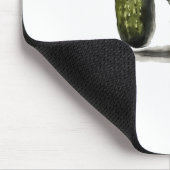 Funny Pickle Überraschung eine Gurke und ein Glas  Mousepad (Ecke)