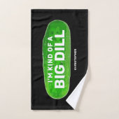 Funny Picklebal Handtuch Big Dill (Handtuch)