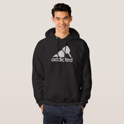 Funny Pickleball Addicted Hoodie (Vorne ganz)