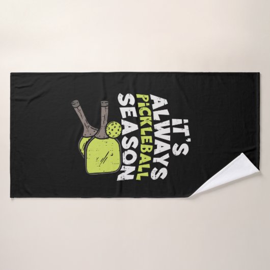 Funny Pickleball Badehandtuch (Badehandtuch)