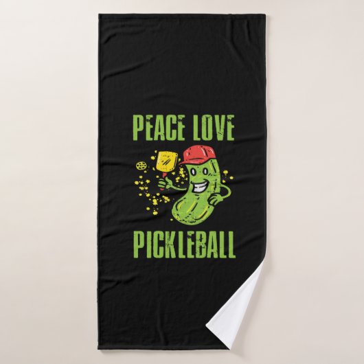 Funny Pickleball Badehandtuch (Badehandtuch)
