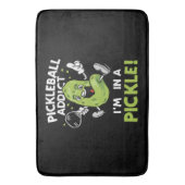 Funny-Pickleball Badematte (Vorderseite Vertikal)