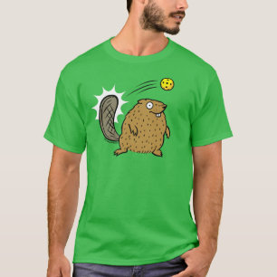 Funny Pickleball Beaver Dink T - Shirt