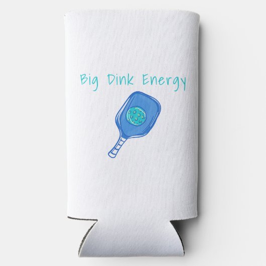 Funny Pickleball Big Dink Energy Selters Dosenkühler (Rückseite)