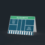 Funny Pickleball Birthday Karte<br><div class="desc">Creative Pickleball Geburtstagskarte für Pickleball Spieler mit Platz,  gelbem Pickleball und lustigen Zitaten. So personalisieren Sie Text bearbeiten,  um seinen Namen hinzuzufügen.</div>