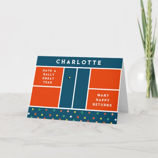 Funny Pickleball Birthday Karte (Vorderseite)