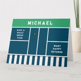 Funny Pickleball Birthday Karte