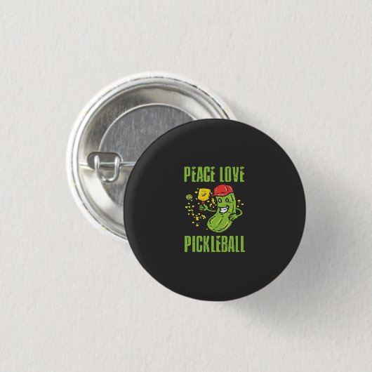 Funny Pickleball Button (Vorne & Hinten)
