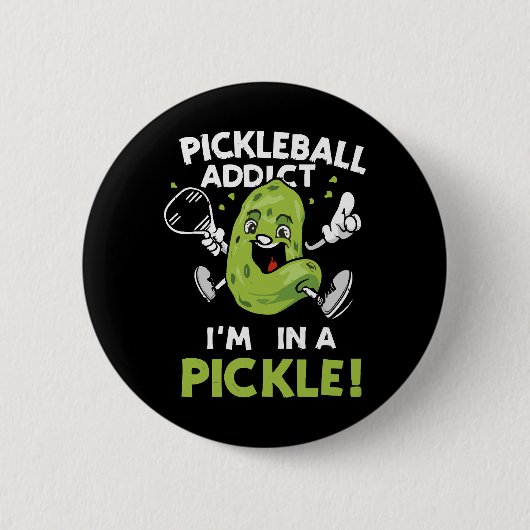 Funny-Pickleball Button (Vorderseite)