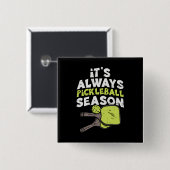 Funny Pickleball Button (Vorne & Hinten)