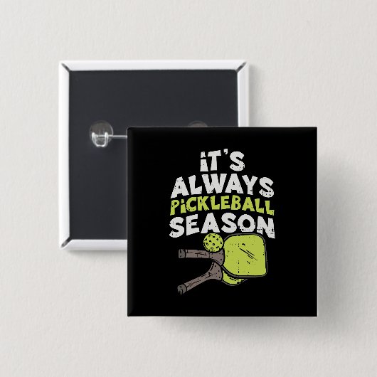 Funny Pickleball Button (Vorne & Hinten)