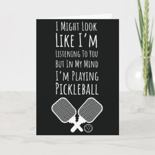 Funny Pickleball Cards Spaß für Pickleballer Karte