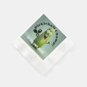Funny Pickleball Champ Paper Napkin Serviette (Ecke)