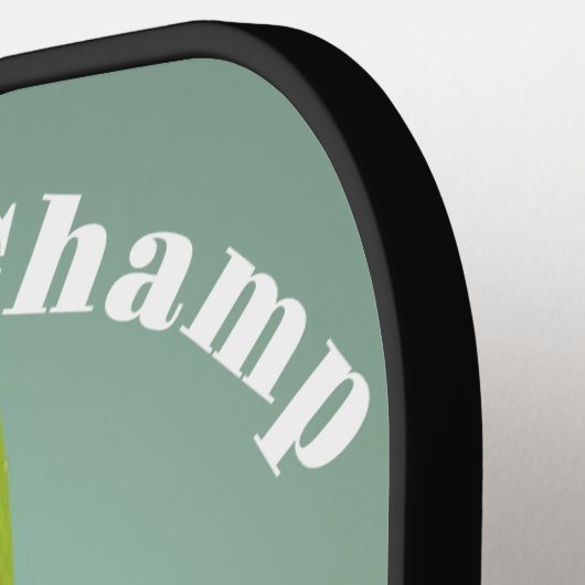 Funny Pickleball Champ Pickleball Paddle (Linke Seite)
