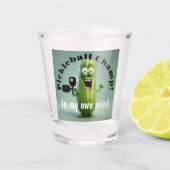 Funny Pickleball Champ Shot Glass Schnapsglas (Vorderseite)