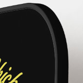 Funny Pickleball Chick Custom mit Name Schläger (Linke Seite)