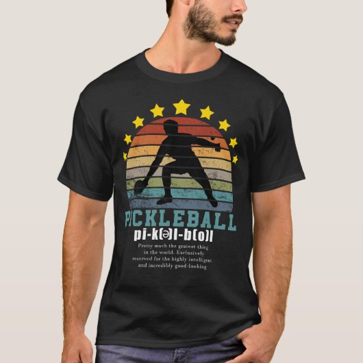 Funny Pickleball Definition, Pickle Ball Team T-Shirt (Vorderseite)