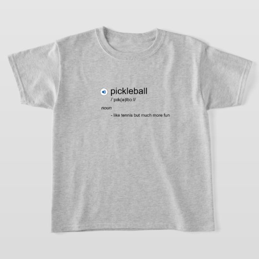 😂 Funny pickleball Definition T - Shirt (Ablage )