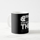 Funny Pickleball Design für Pickleball Player Kaffeetasse (Vorderseite Links)