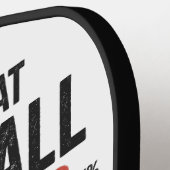 Funny Pickleball Dink Sport Warum ich Pickleball v Schläger (Linke Seite)