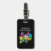 funny pickleball gepäckanhänger (Vorderseite vertikal)