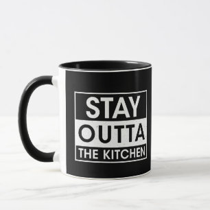 Funny pickleball Geschenk Bleibe außerhalb der Küc Tasse