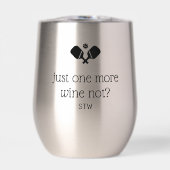 Funny Pickleball Geschenk ein weiteres Spiel, Wein (Vorderseite)