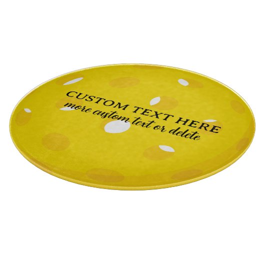 Funny Pickleball-Geschenk, Personalisierter eigene Schneidebrett (Ecke)