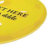 Funny Pickleball-Geschenk, Personalisierter eigene Schneidebrett (Ecke)