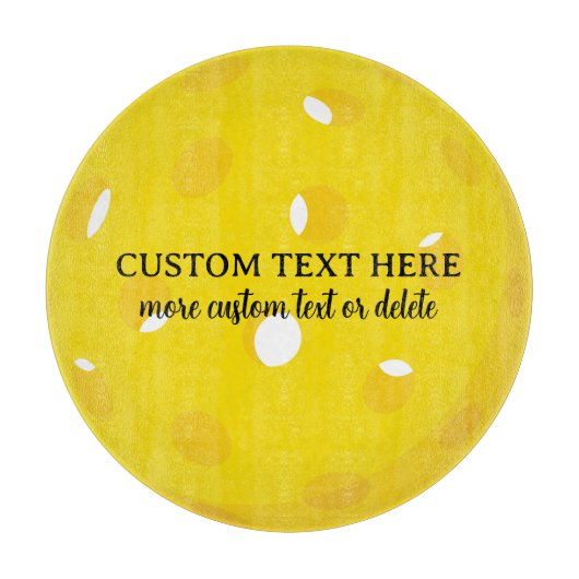 Funny Pickleball-Geschenk, Personalisierter eigene Schneidebrett (Vorderseite)