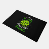 Funny Pickleball Geschenke Fußmatte (Schrägansicht)
