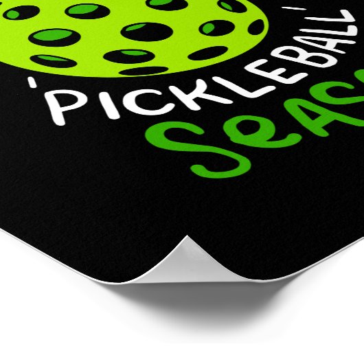 Funny Pickleball Geschenke Poster (Ecke)