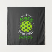Funny Pickleball Geschenke Wandteppich (Vorderseite)