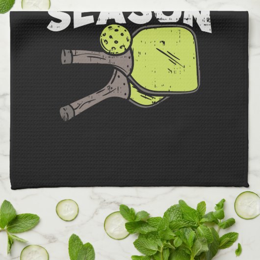 Funny Pickleball Geschirrtuch (Gefaltet)