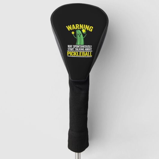 Funny Pickleball               Golf Headcover (Vorderseite)