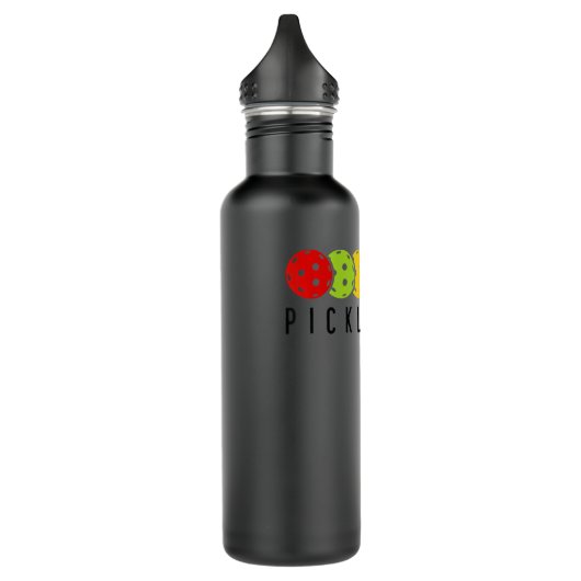 Funny Pickleball Grafik für Frauen und Männer Pick Edelstahlflasche (Links)