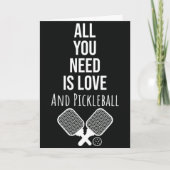 Funny Pickleball Grußkarte für Spieler oder Lover Karte (Vorderseite)