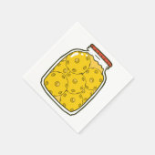 Funny Pickleball Jar Serviette (Ecke)