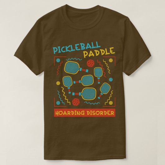 Funny Pickleball Joke and Pickle ball Pickleball P T-Shirt (Design vorne)