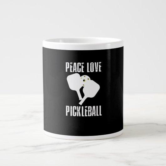 Funny Pickleball Jumbo-Tasse (Vorderseite)
