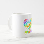 Funny Pickleball Kaffeetasse (Vorderseite Links)