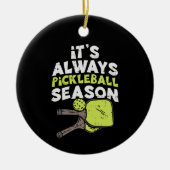 Funny Pickleball Keramik Ornament (Vorne)