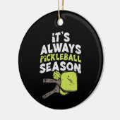 Funny Pickleball Keramik Ornament (Links)